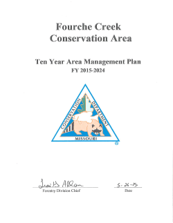 2015 Fourche Creek Conservation Area Management Plan