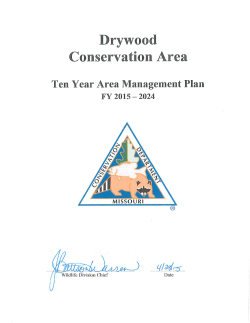 2015 Drywood Conservation Area Management Plan