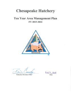 2015 Chesapeake Hatchery Area Management Plan