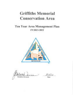 2013 Griffiths Memorial Conservation Area Management Plan