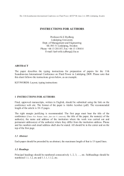 Instruction for authors in pdf