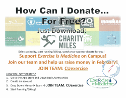 Charity Miles