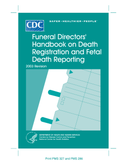 Funeral Directors' Handbook on Death Registration and Fetal Death Reporting (CDC) [pdf]