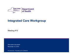 Meeting #10 - November 16, 2015