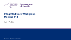 Meeting #14 - April 11, 2016