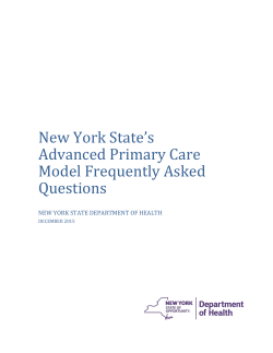 Advanced Primary Care FAQs
