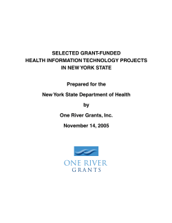 Other Federal, State and Privately Funded Projects in New York