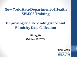 Improving and Expanding Race and Ethnicity Data Collection