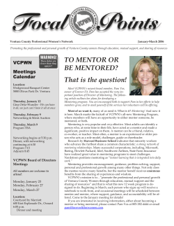 January/March 2006 Focal Points
