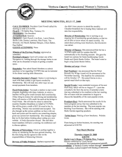 July, 2008 Board Meeting Minutes