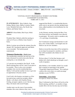 February, 2013 LT Meeting Minutes