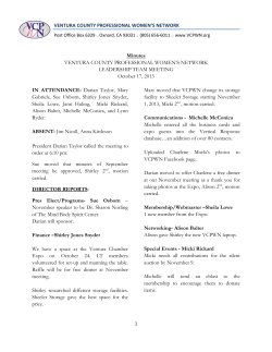 October, 2013 LT Meeting Minutes