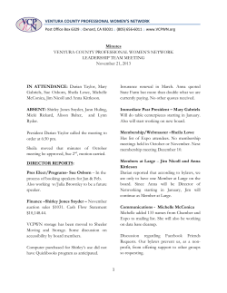 November, 2013 LT Meeting Minutes