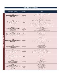 CONACYT Research Centers