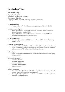 Curriculum Vitae