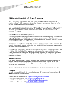 Praktik p&aring; Ernst & Young vt 2013.doc