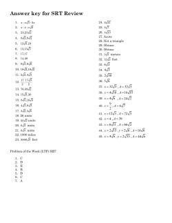Review SRT Test and LTF