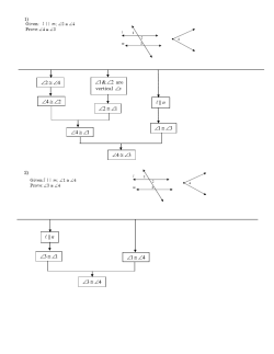 Answer Key 3.3 Parallel Proofs Flow Proofs (No Reasons)