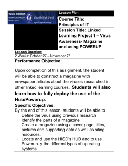 Linked Learning Project 1-Magazine Covers