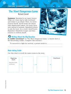 Most Dangerous Game text