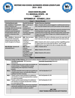 UNIT 2 WEEK 6 LESSON PLANS