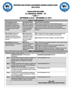 UNIT 1 WEEK 3 LESSON PLANS