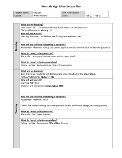 Lesson Plans 2/23-2/27