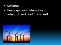 Notes: Wind