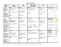 English 4Prep 2nd Six Weeks 2014