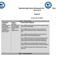 English 4 Prep - 1st six weeks