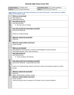 Lesson Plans 5-4 to 5-8