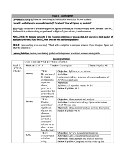 Unit 1: Weeks 1-4 (Pass1)