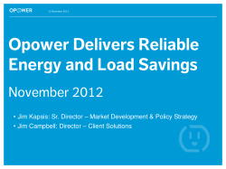 Jim Kapsis and Jim Campbell, Opower