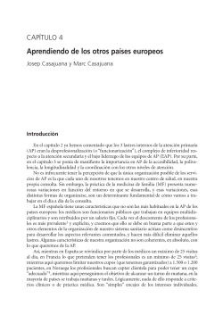 Aprendiendo de los otros pa ses europeos.