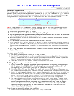 Fluent - Benard convection