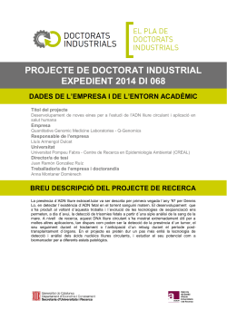 Desenvolupament de noves eines per a l'estudi de l'ADN lliure circulant i aplicaci&oacute; en salut humana