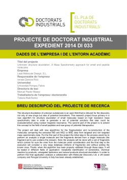 Unknown structure elucidation. A Mass Spectrometry approach for small and peptide molecules