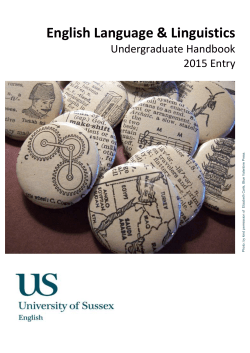 English Language and Linguistics Handbook [DOCX 796.54KB]