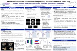 ERPs reveal atypical neural response during empathy for physical and social pain in ASD