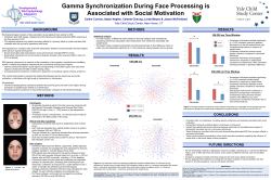 Gamma synchronization during face processing is associated with social motivation
