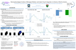 Electrophysiological indices of biological motion and audio-visual integration in infants at risk for autism