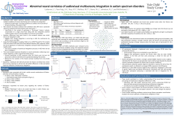 Abnormal neural correlates of audiovisual multisensory integration in autism spectrum disorders