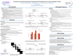 Conscious and non-conscious emotional processing and level of autistic traits