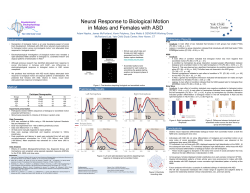 Neural Response to Biological Motion in Males and Females with ASD