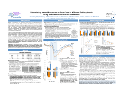 Dissociating Neural Response to Gaze Cues in ASD and Schizophrenia using Simulated Face-to-Face Interaction
