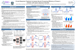 Pivotal Response Treatment Increases Neural Processing Efficiency of Faces in Children with Autism Spectrum Disorder