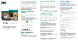 Cisco IP Manager Assistant â€“ Hurtigreferanse til ledere for Cisco Callmanager 4.0