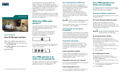 Cisco IP Manager Assistant Referentiekaart voor managers voor Cisco CallManager 4.0