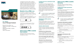 Guida rapida di Cisco IP Manager Assistant per responsabili per Cisco CallManager 4.0