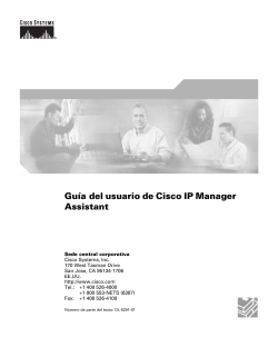 Gu&Atilde;&shy;a del usuario de Cisco IP Manager Assistant para Cisco CallManager 4.0